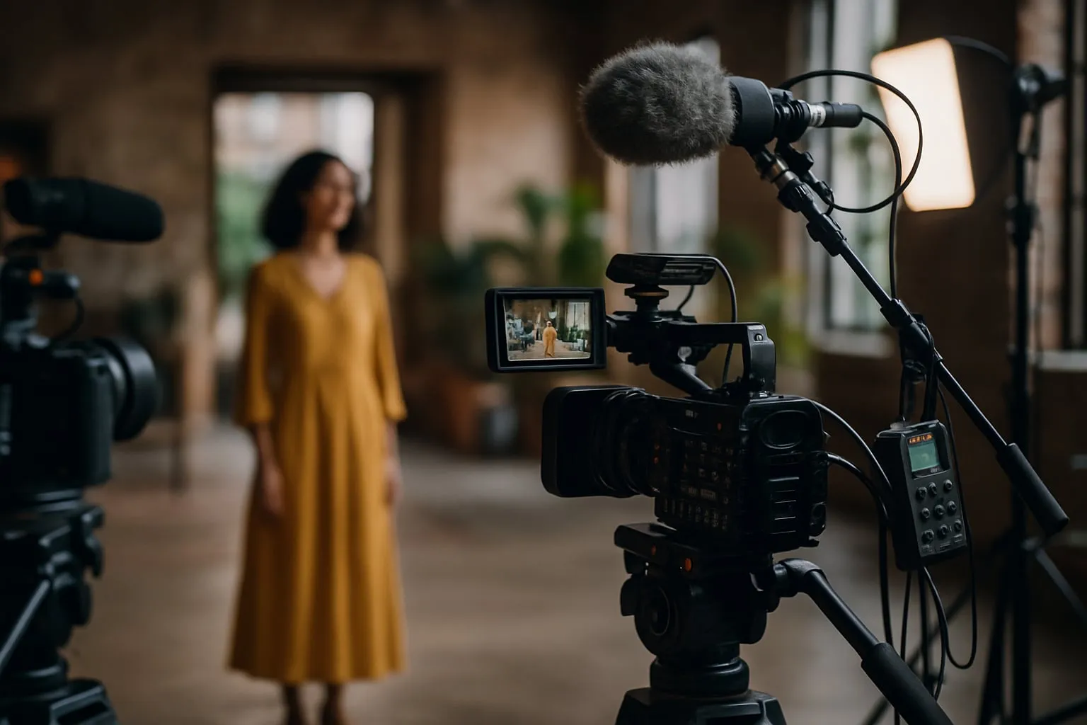 Filmagem moda sustentável em espaços culturais de SP