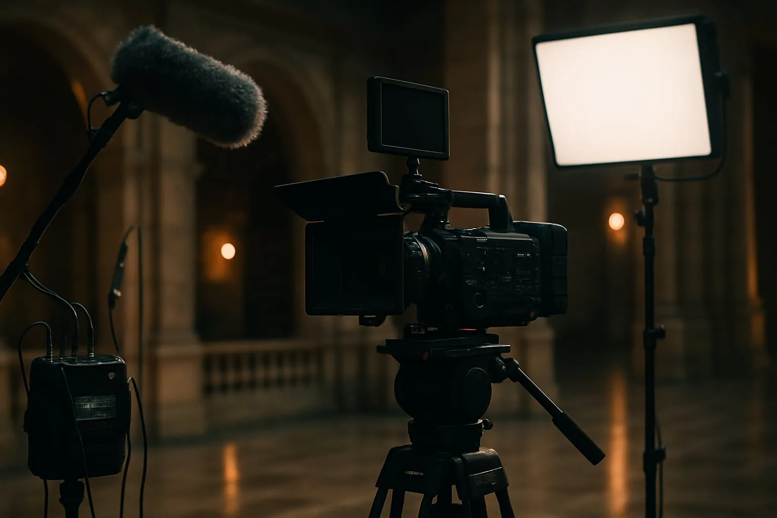Locações culturais para vídeo: guia prático de luz e som